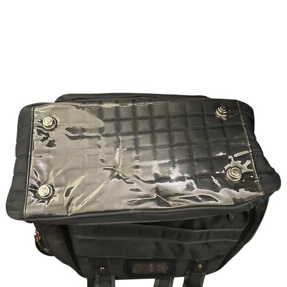 Lug Quilted Tote Bag in Dark Green - Picture 12 of 12